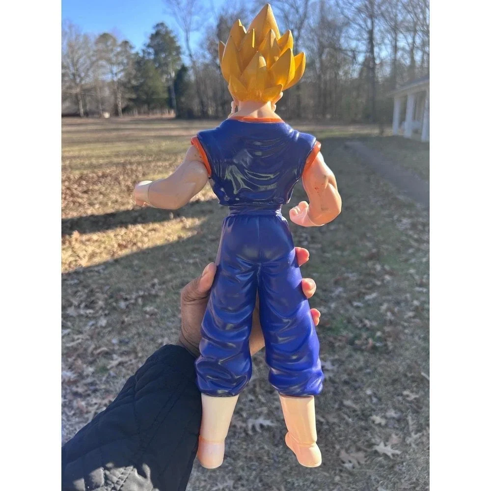 Bird Studio Dragon Ball‎ Z Vegito Figure Kids 13in Blue Plastic Vintage Good